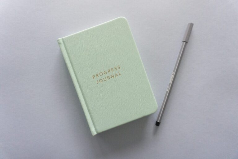 progress journal goal setting